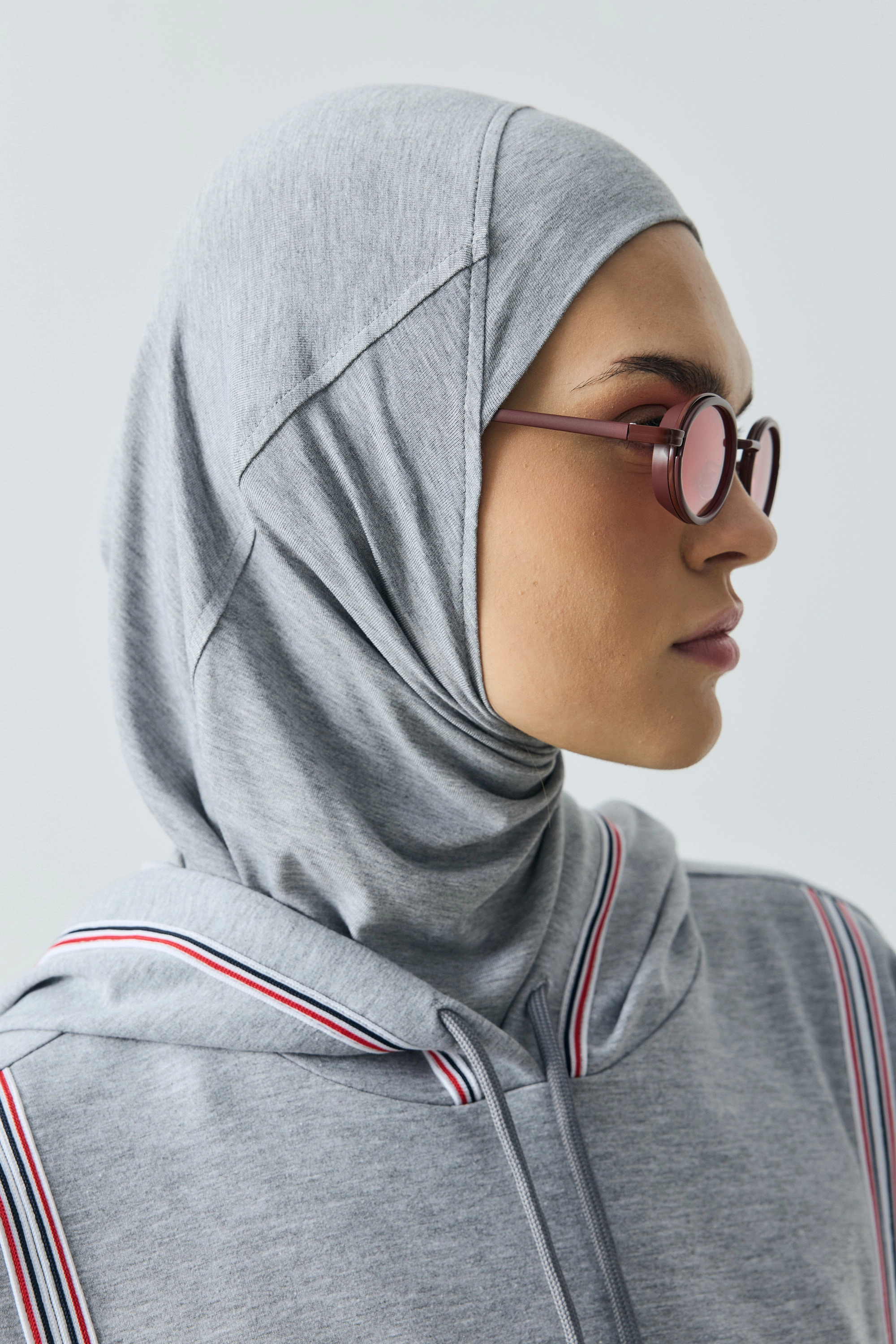 Qanu Colette Yırtmaçlı Sweatshirt Gri