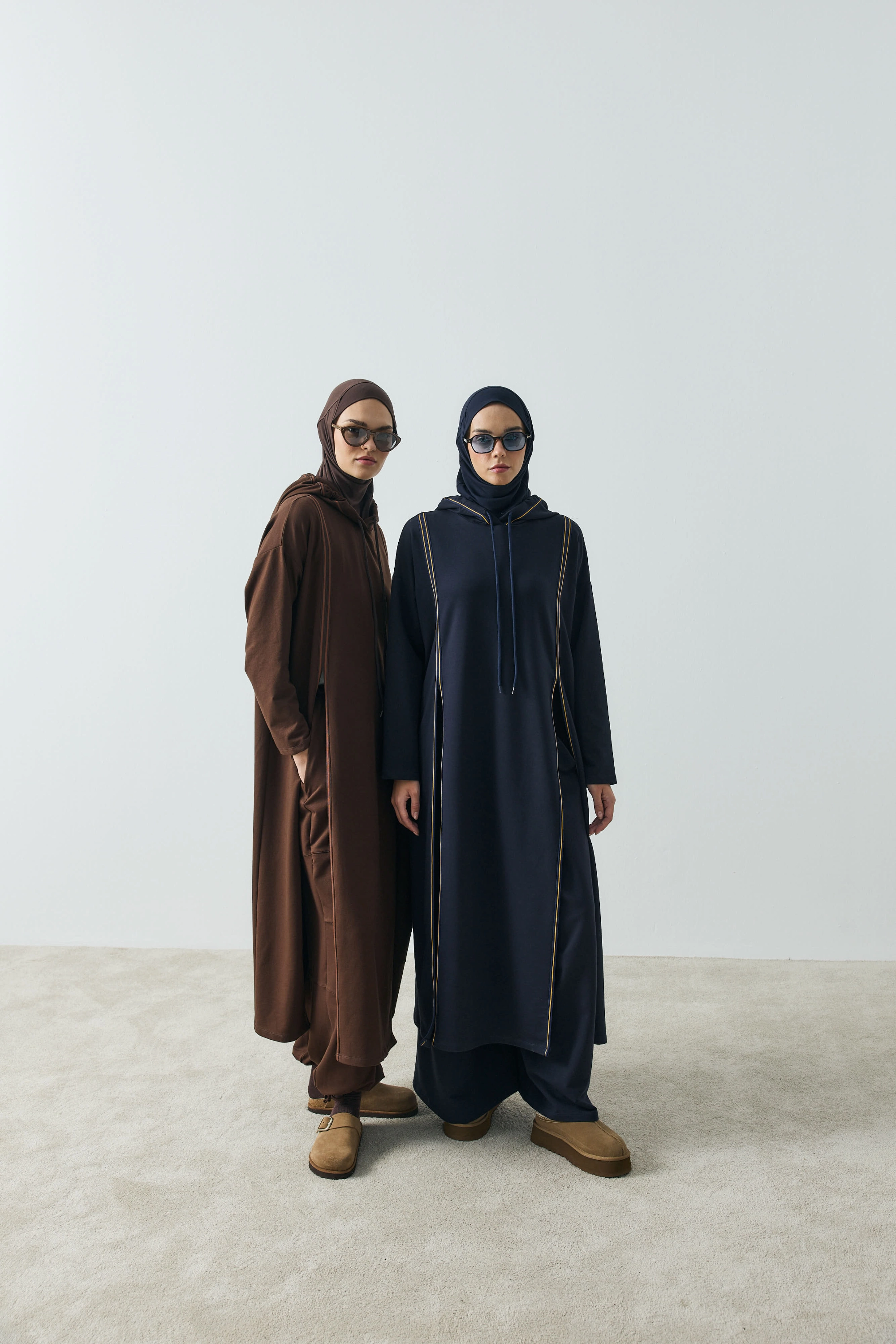 Qanu Colette Yırtmaçlı Sweatshirt Lacivert