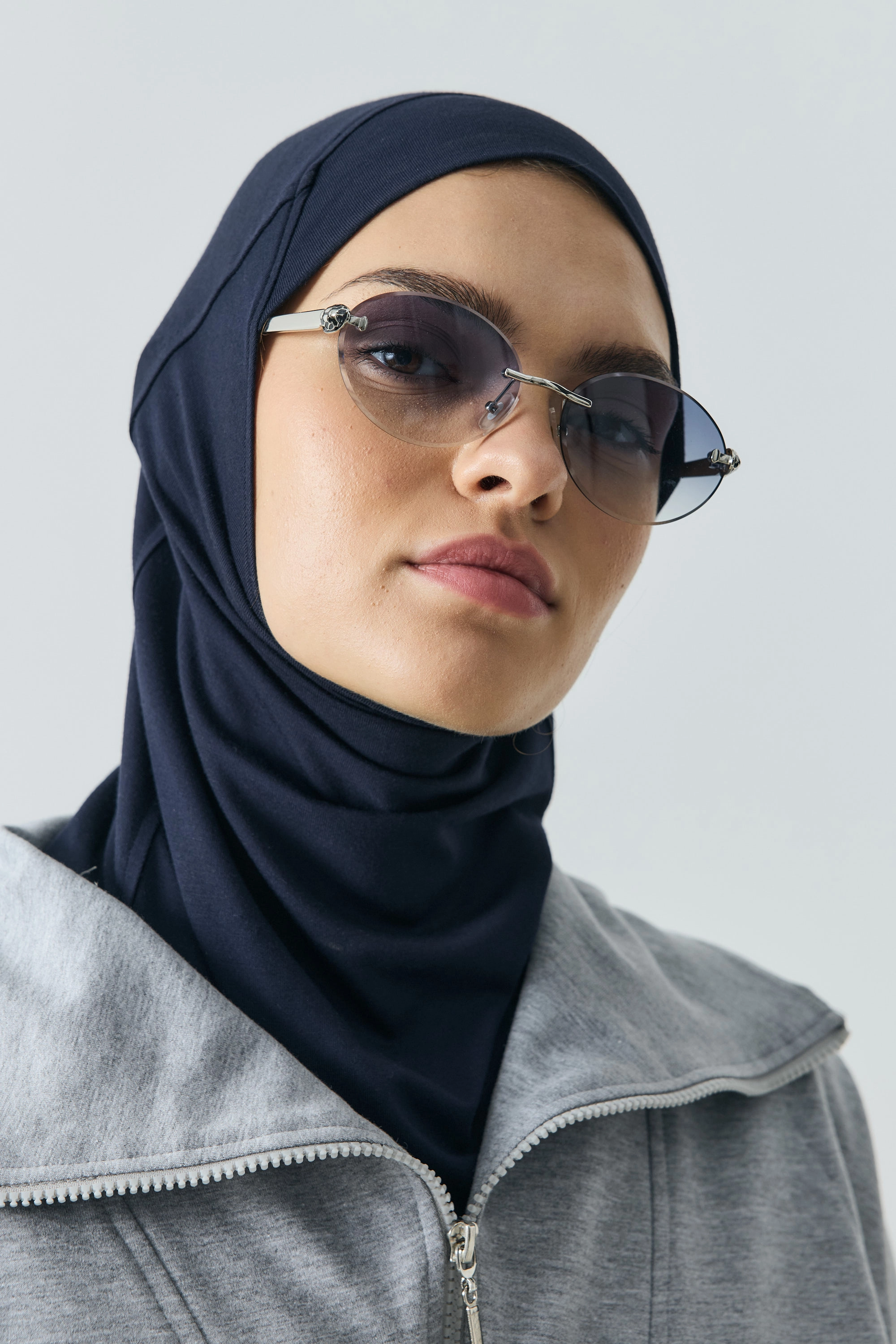 Qanu Leila Viskon Bone Lacivert