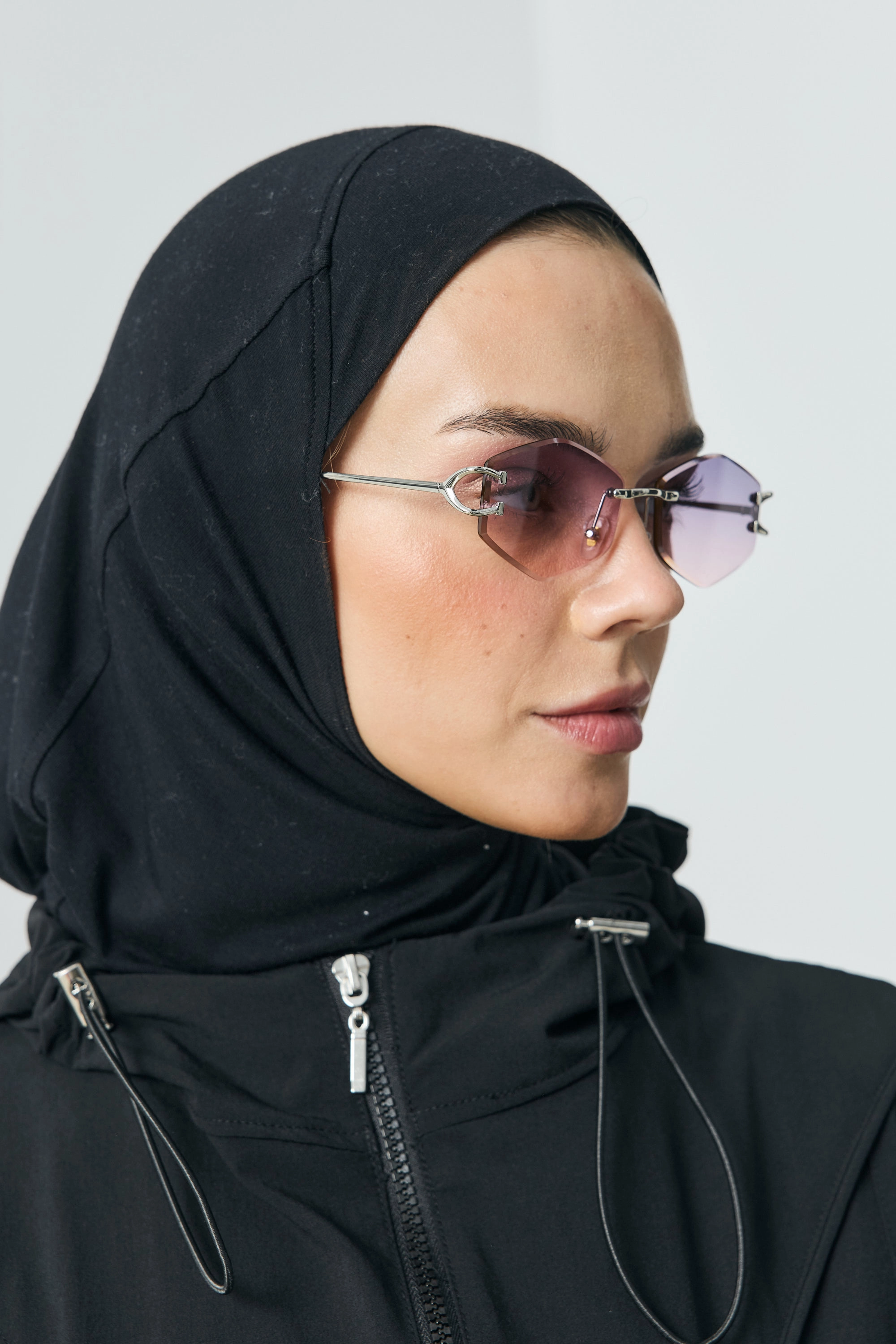 Qanu Leila Viskon Bone Siyah
