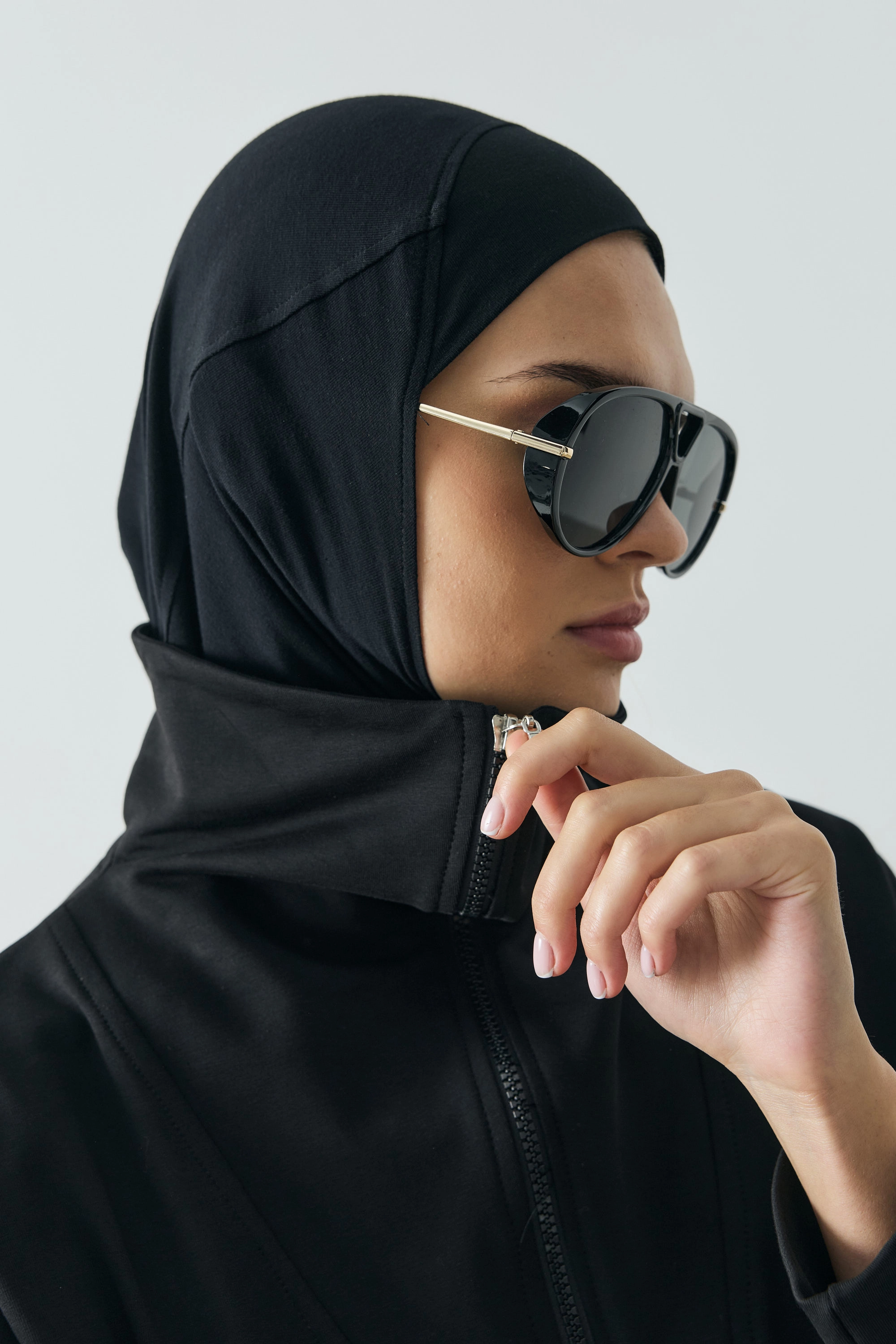 Qanu Leila Viskon Bone Siyah