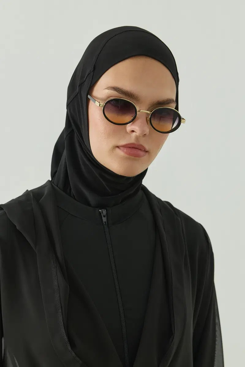 Qanu Leila Spor Bone Siyah