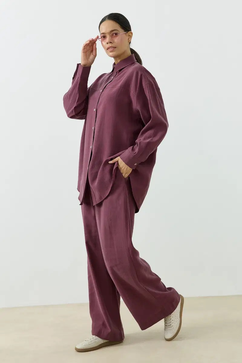 Qanu Violet Takım Mürdüm 