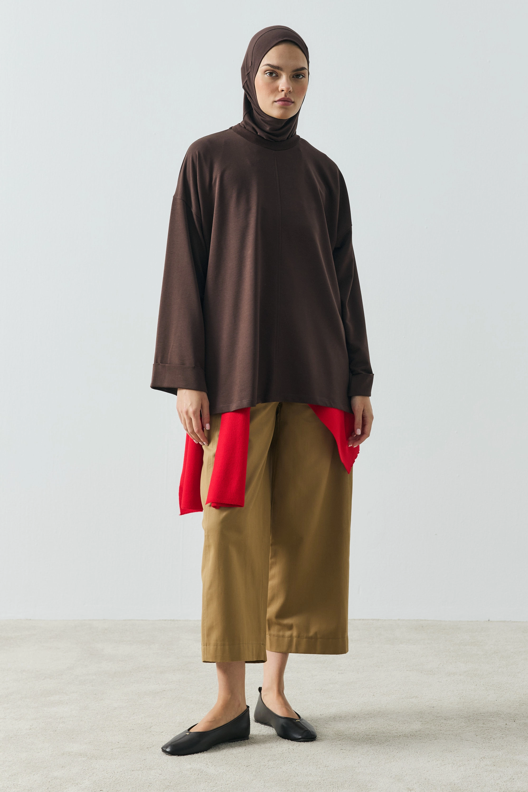 Qanu Viona Sweatshirt Kahverengi