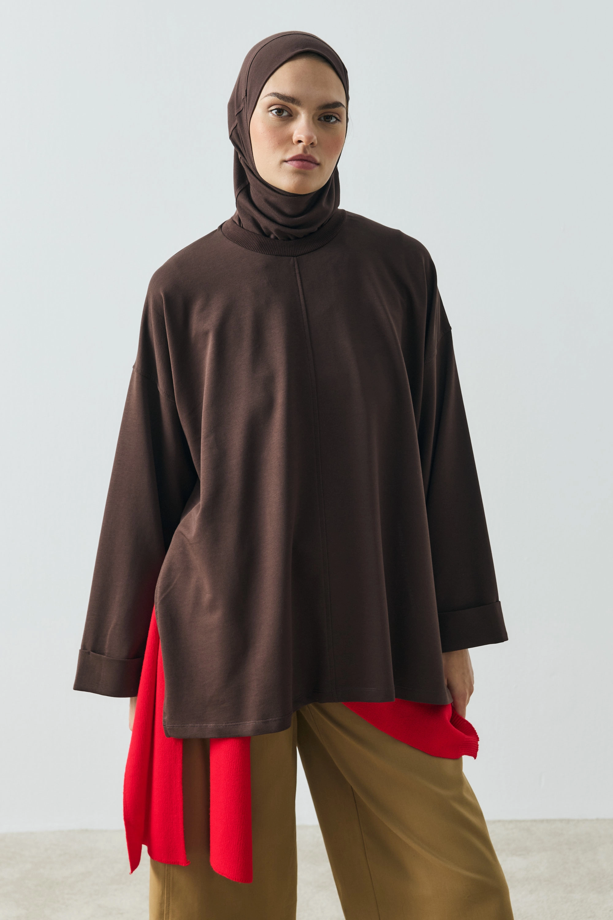 Qanu Viona Sweatshirt Kahverengi