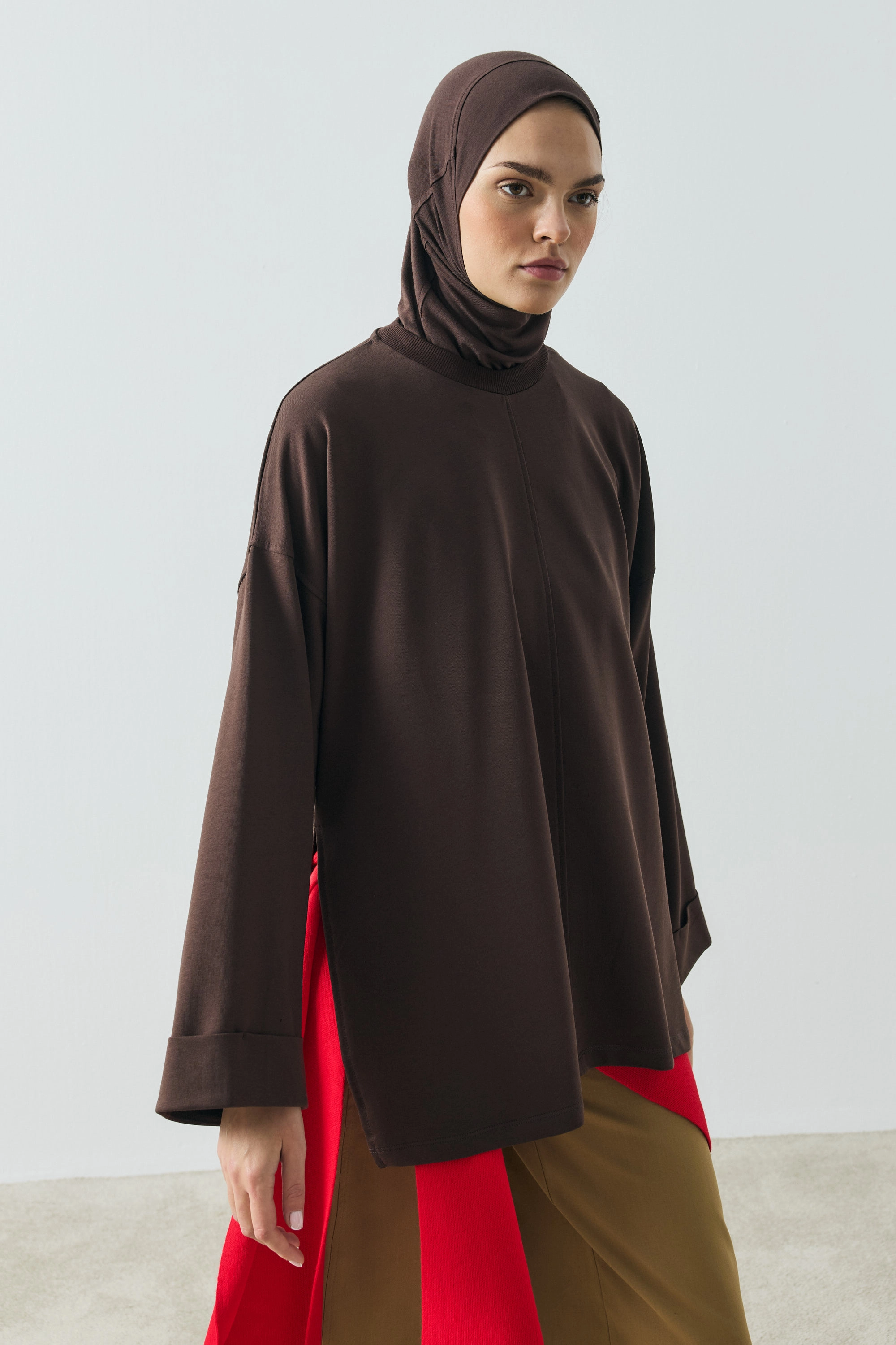 Qanu Viona Sweatshirt Kahverengi