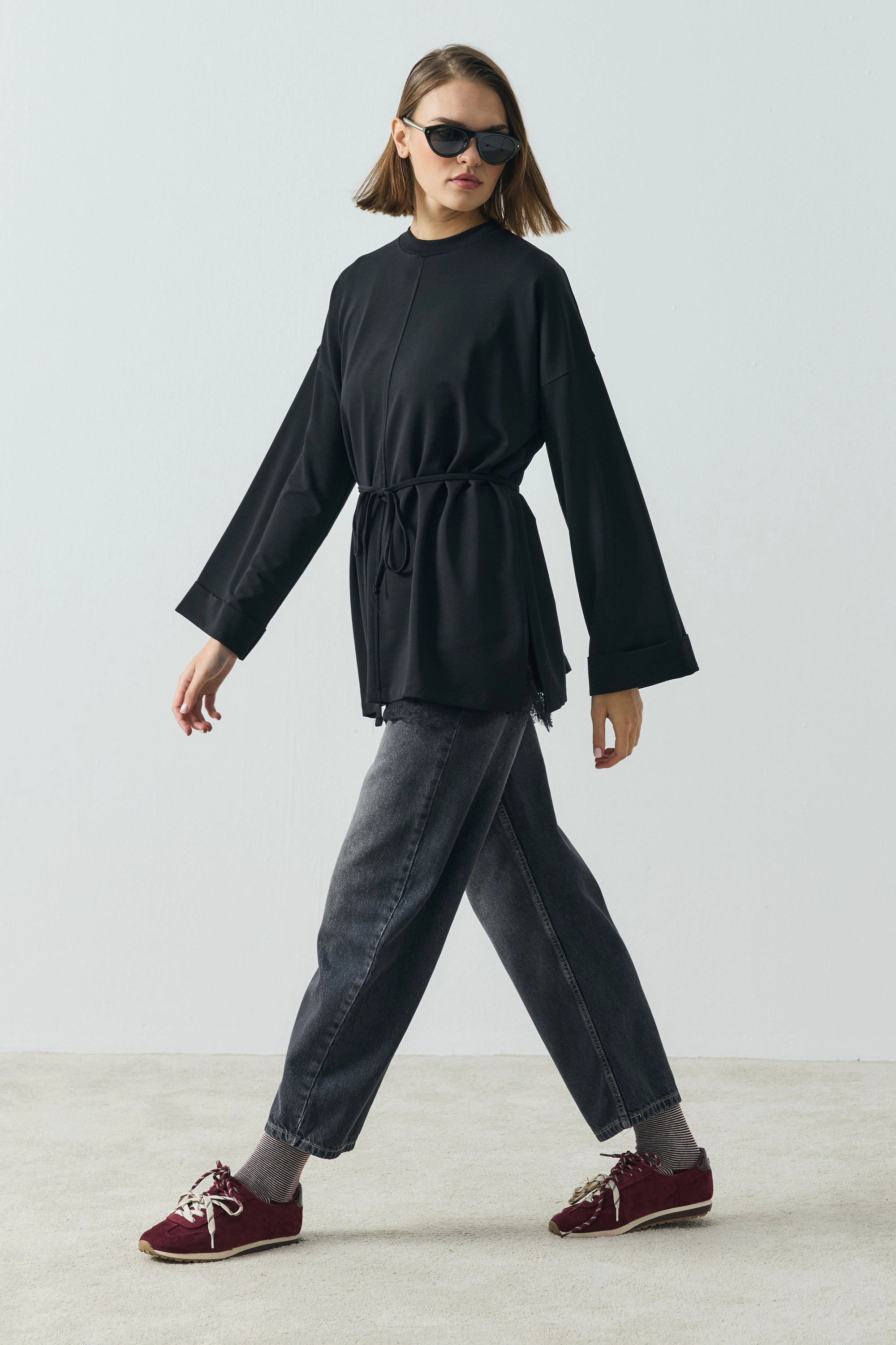 Qanu Viona Sweatshirt Siyah