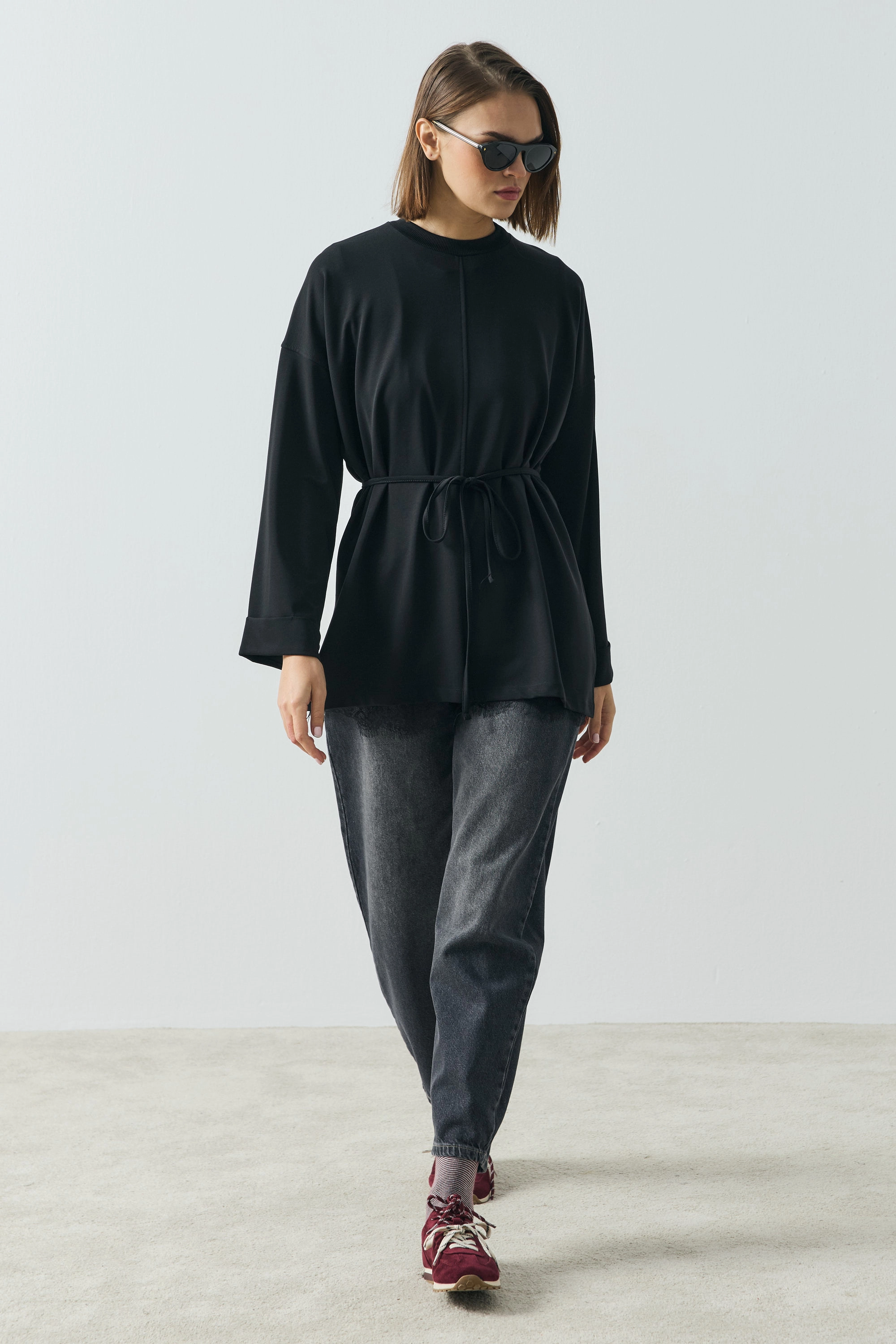 Qanu Viona Sweatshirt Siyah