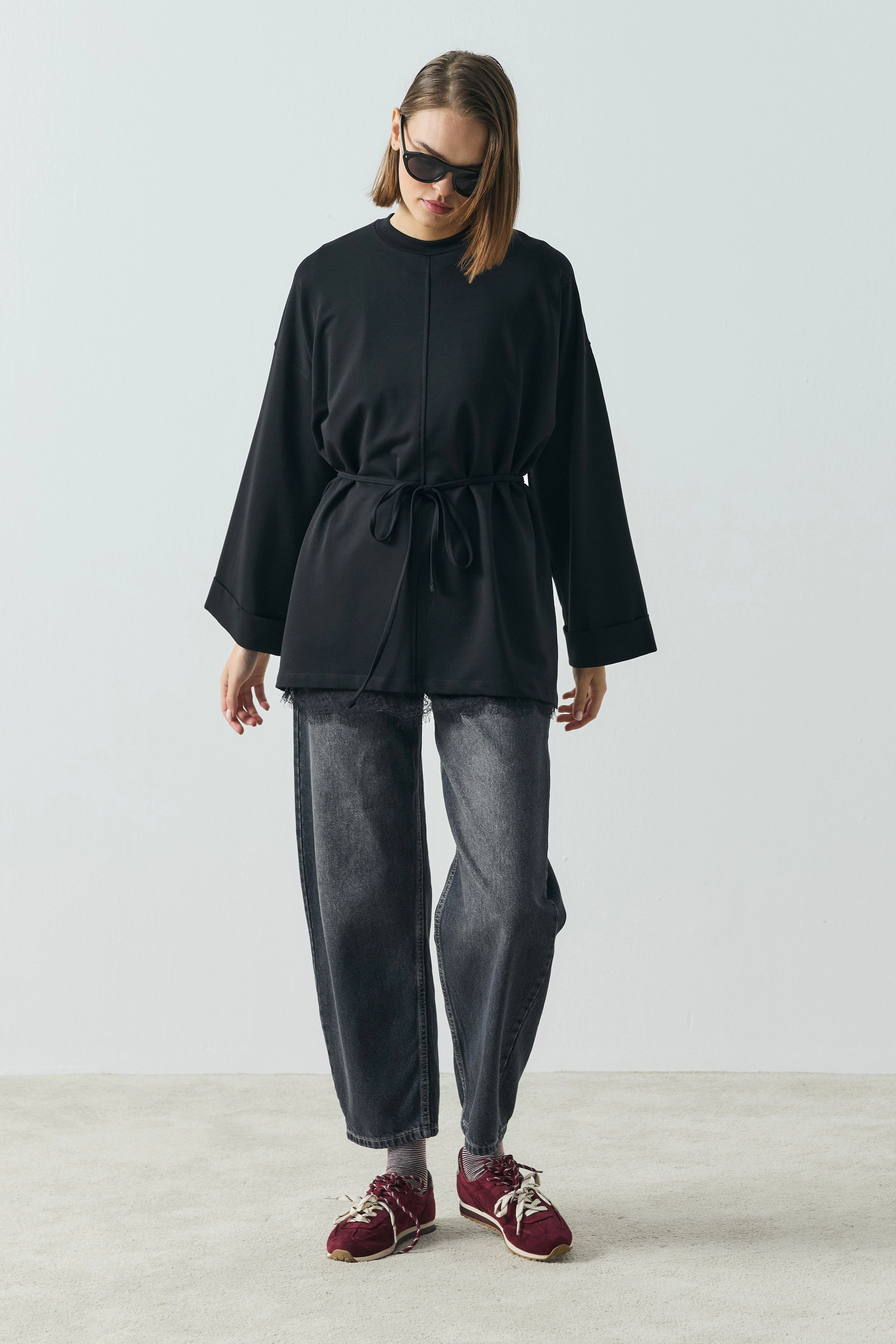 Qanu Viona Sweatshirt Siyah