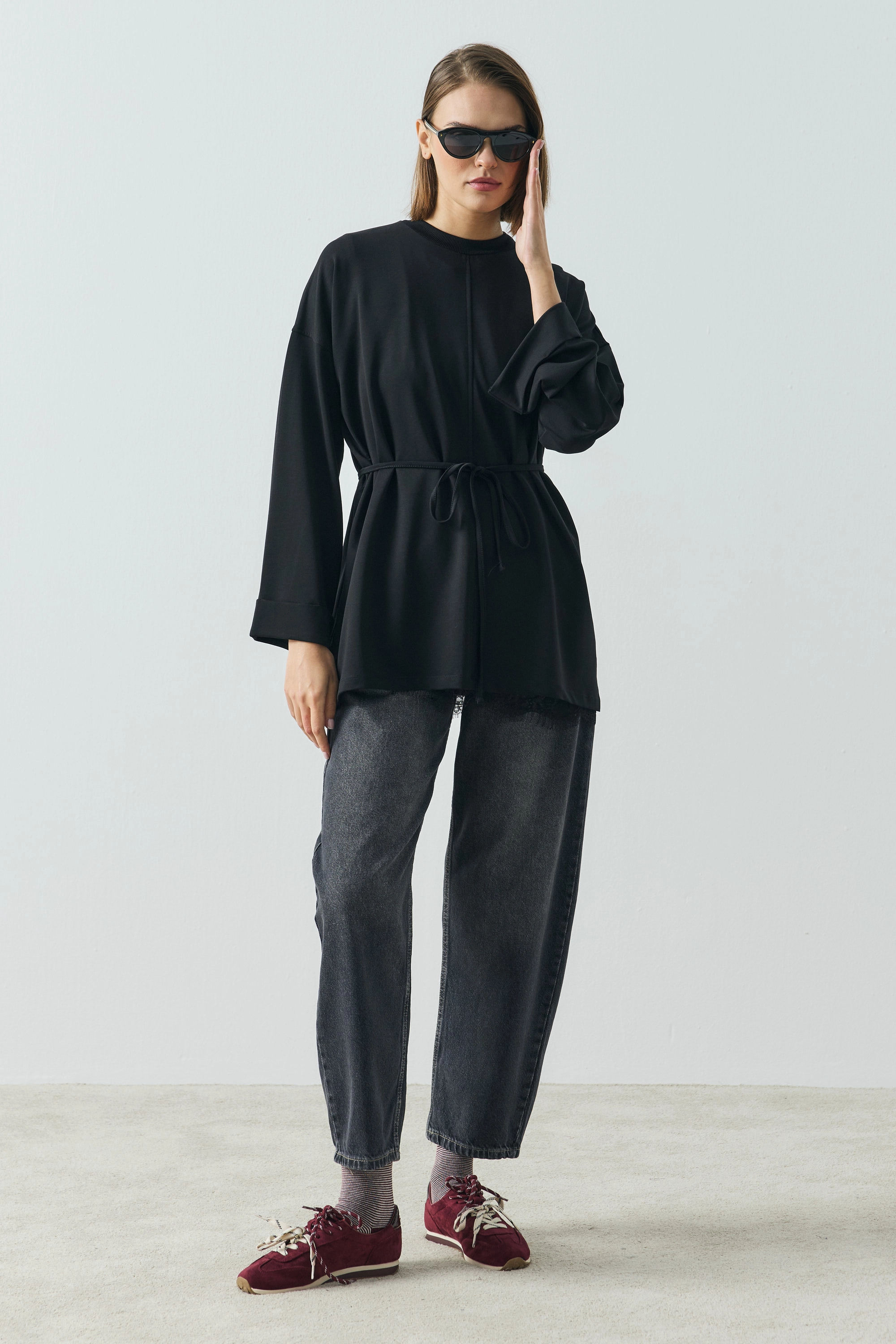 Qanu Viona Sweatshirt Siyah